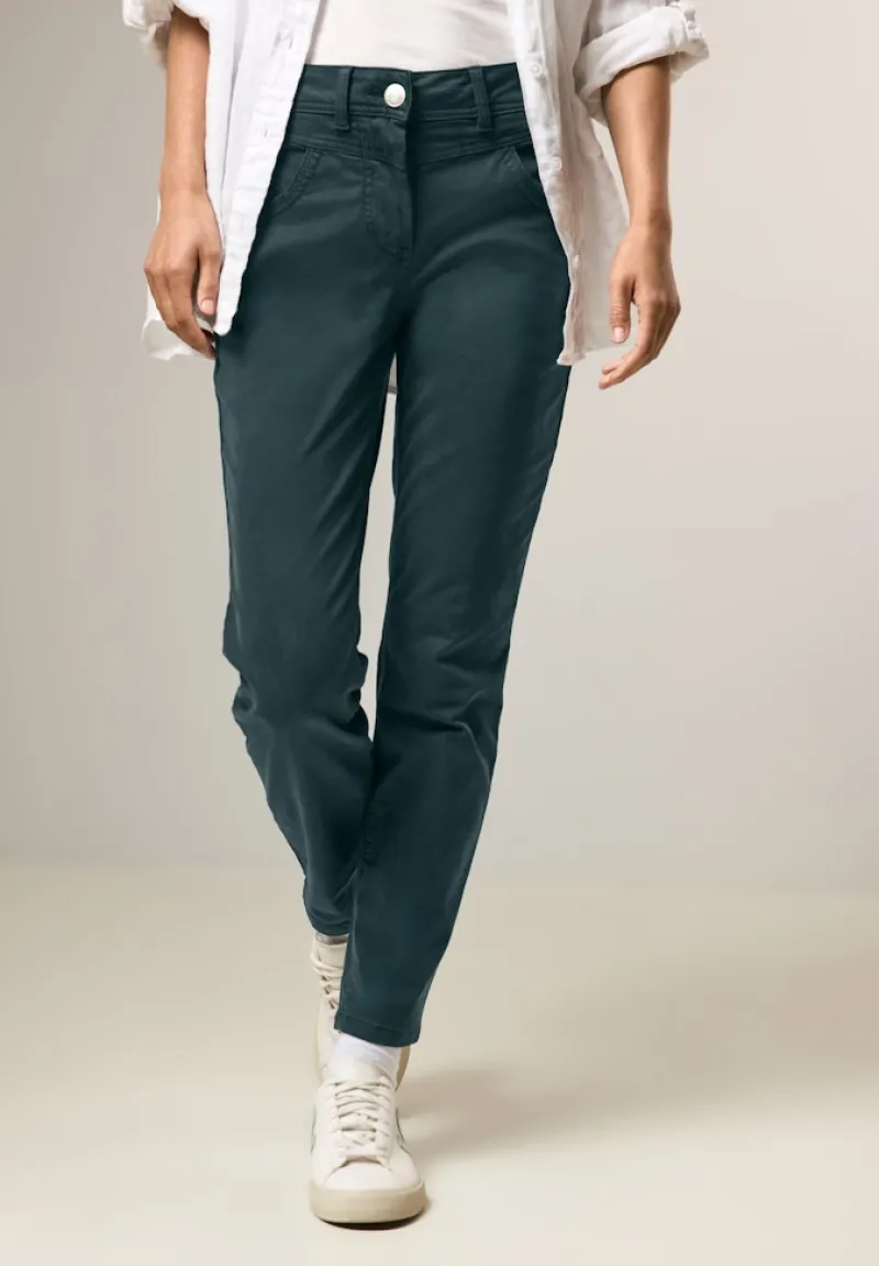 Cecil Hosen*Hose im Slim Fit fir green