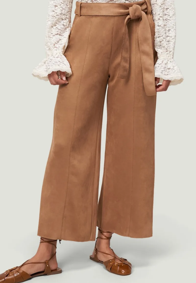 Zero Hosen*Hose in Wildlederoptik 26 Inch cinnamon swirl