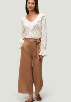 Zero Hosen*Hose in Wildlederoptik 26 Inch cinnamon swirl