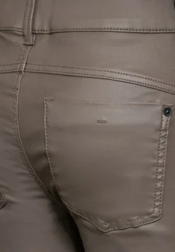 Street One Hosen*Hose mit Coating cedar brown