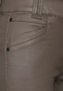 Street One Hosen*Hose mit Coating cedar brown