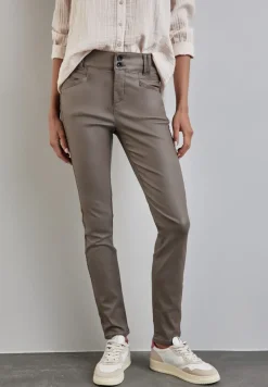 Street One Hosen*Hose mit Coating cedar brown