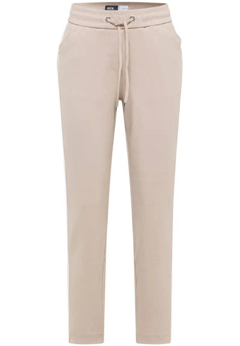 Cecil Hosen*Hose mit Gallonstreifen light sandalwood beige