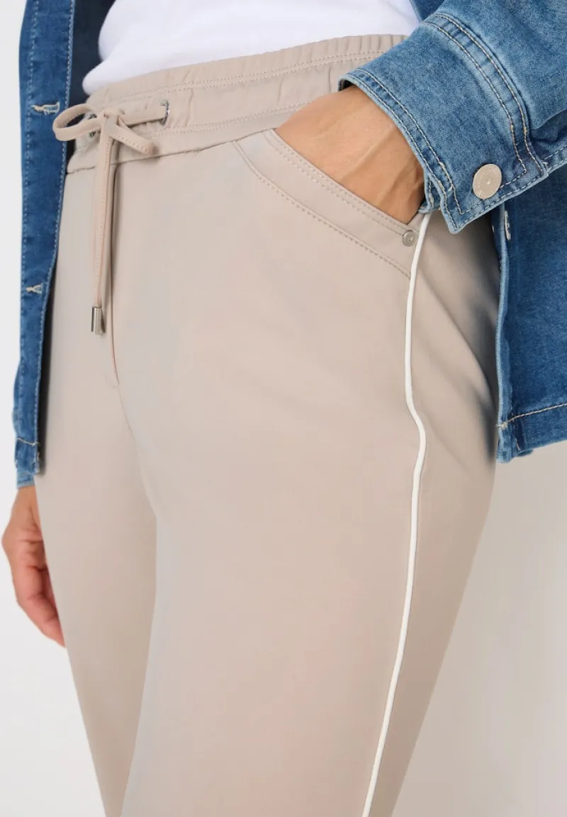 Cecil Hosen*Hose mit Gallonstreifen light sandalwood beige