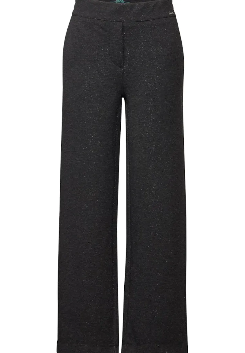 Cecil Hosen*Hose mit Glitzer-Details flint grey melange