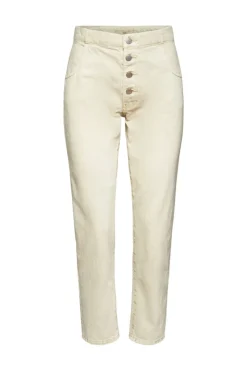 Edc Jeans*Hose mit Knopfleiste sand