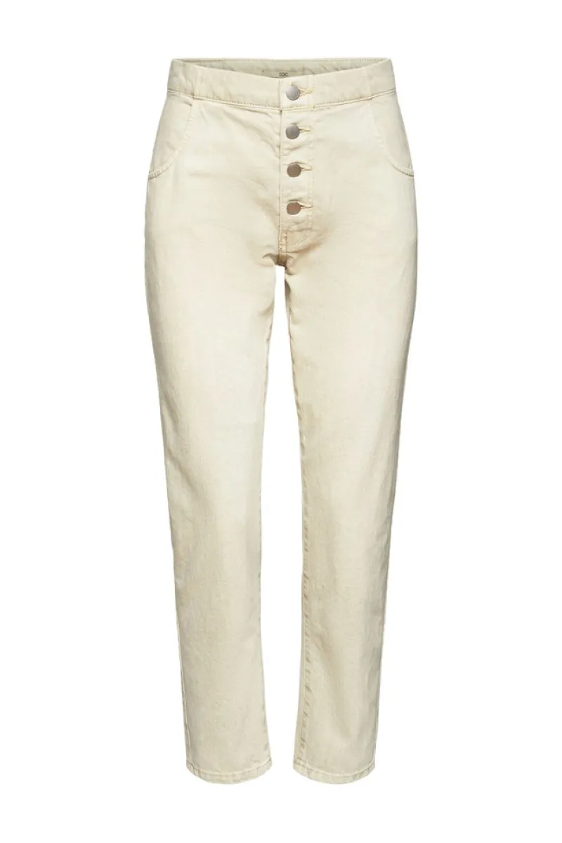Edc Jeans*Hose mit Knopfleiste sand
