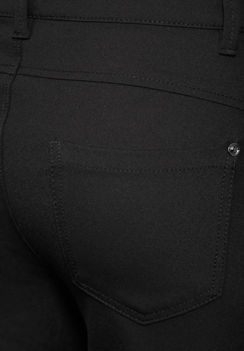 Street One Hosen*Hose mit Zipper Details Black