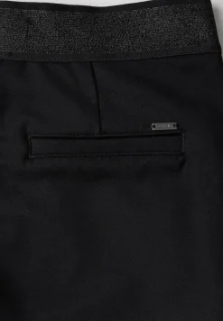 Cecil Hosen*Hose mit Zipper Details Black