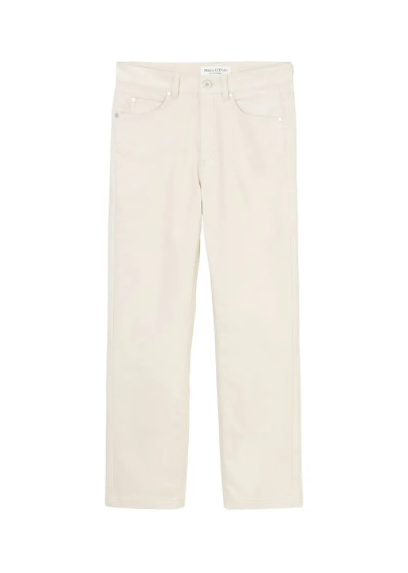 Marc O'Polo Jeans*Hose Modell LINDE straight high waist cropped chalky stone