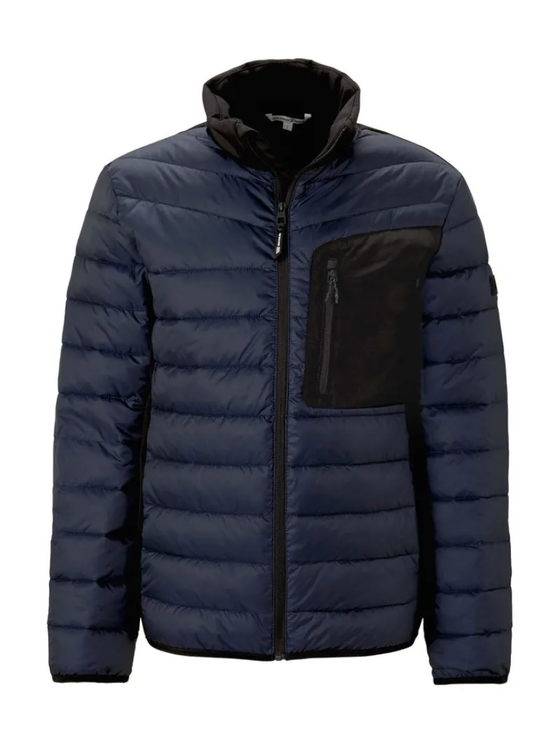 Tom Tailor Denim Jacken*Hybrid Jacke mit Stehkragen sky captain blue