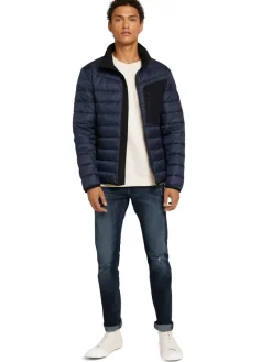 Tom Tailor Denim Jacken*Hybrid Jacke mit Stehkragen sky captain blue