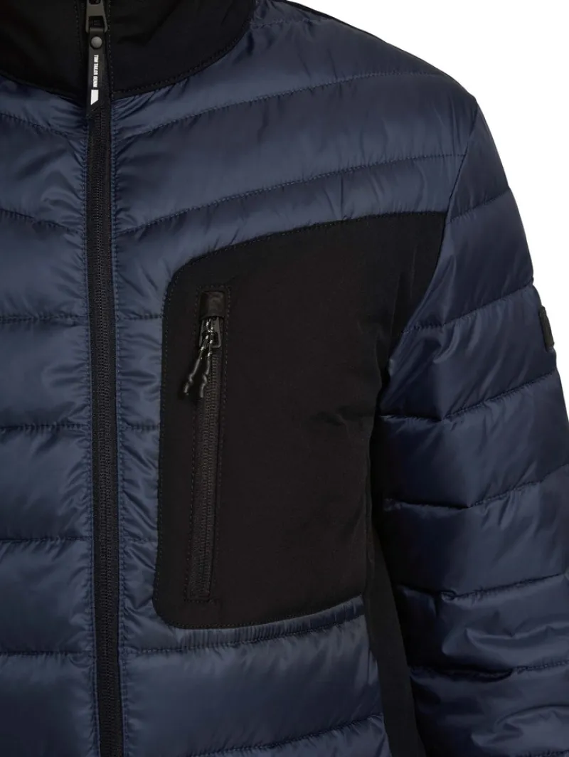 Tom Tailor Denim Jacken*Hybrid Jacke mit Stehkragen sky captain blue