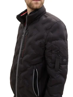 Tom Tailor Jacken|Big Boys*Hybrid Jacke mit verstaubarer Kapuze Black