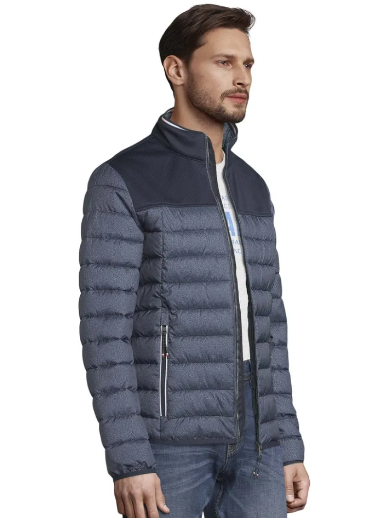 Tom Tailor Jacken|Big Boys*Hybrid Steppjacke blue melange structure