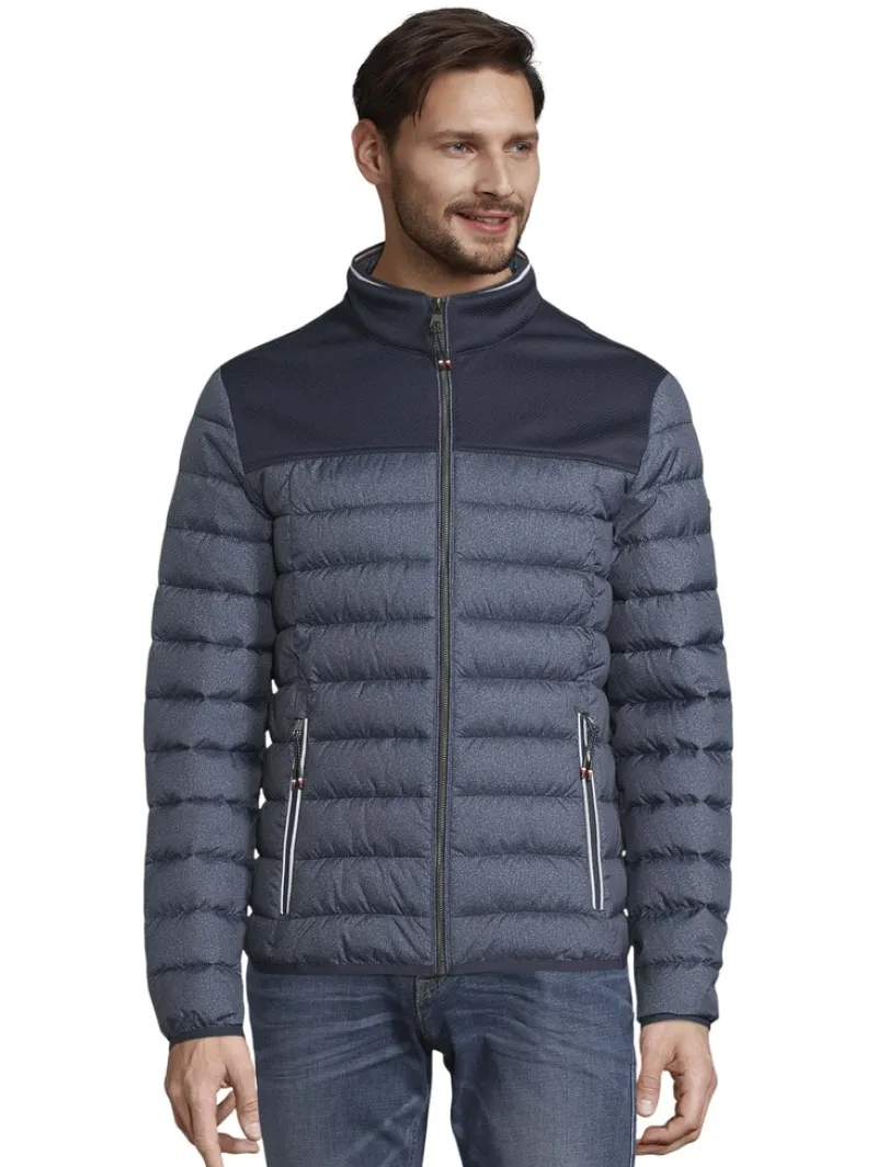 Tom Tailor Jacken|Big Boys*Hybrid Steppjacke blue melange structure