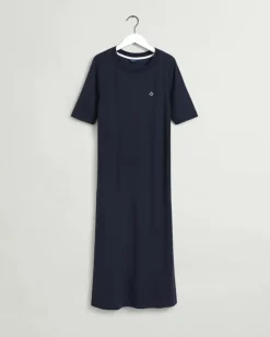 Gant Kleider*Icon G Jersey Kleid evening blue