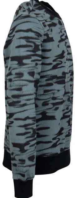 Calvin Klein Pullover & Sweatshirts*ICONIC ABSTRACT SWEATSHIRT print balsam ck black