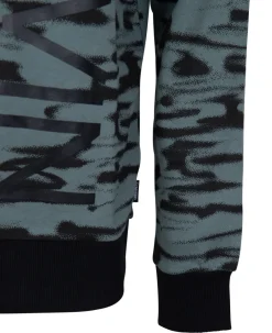 Calvin Klein Pullover & Sweatshirts*ICONIC ABSTRACT SWEATSHIRT print balsam ck black