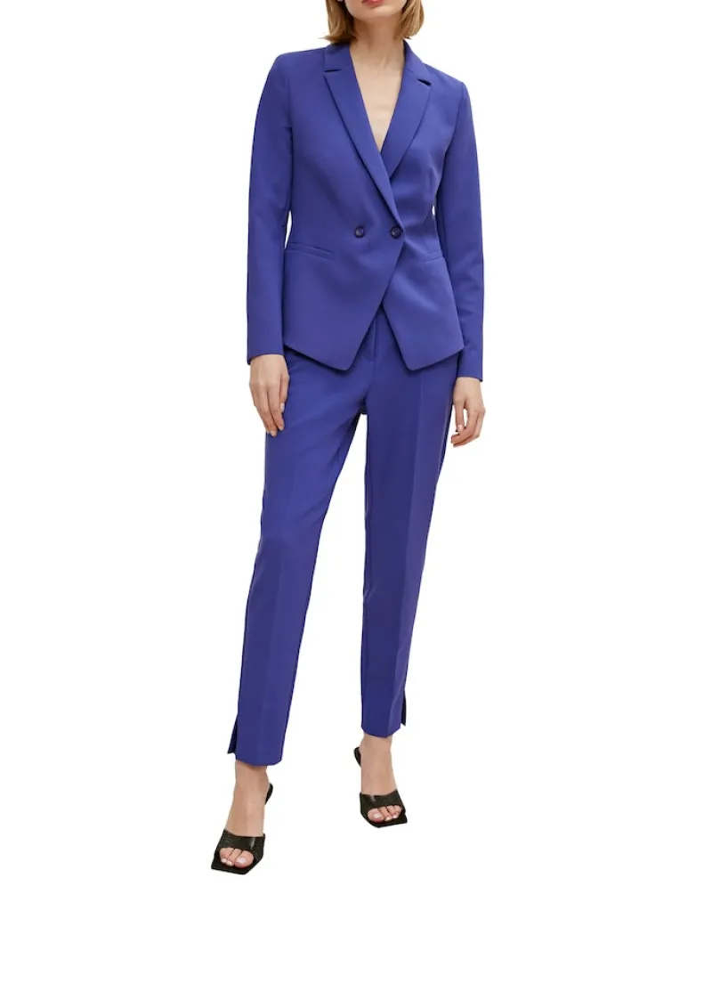 Comma Jacken*Indoor-Blazer aus Viskosestretch Blau