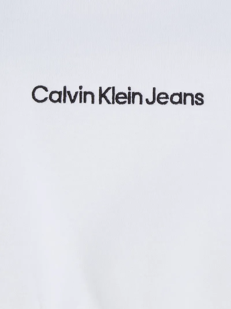 Calvin Klein Jeans Pullover & Sweatshirts*INSTITUTIONAL MOCK NECK Bright White
