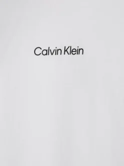 Calvin Klein Pullover & Sweatshirts*INTERLOCK MICRO LOGO HOODIE Bright White