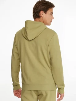 Calvin Klein Pullover & Sweatshirts*INTERLOCK MICRO LOGO HOODIE sage