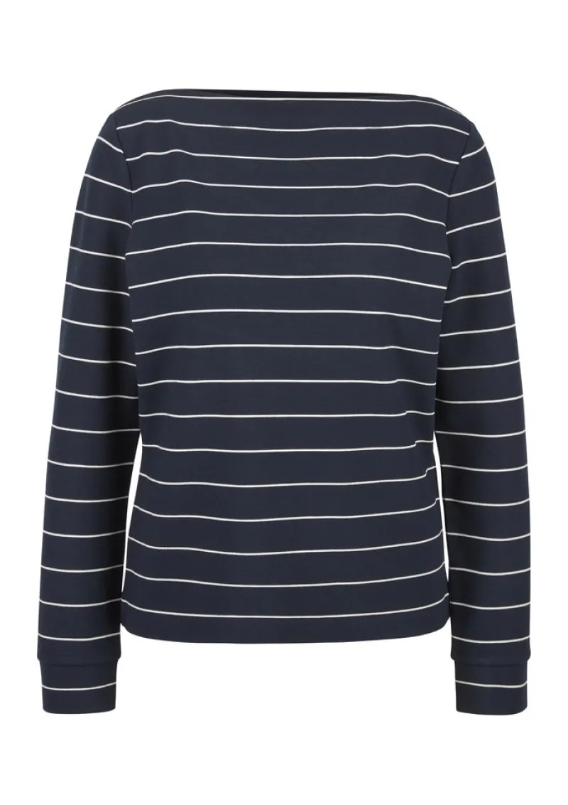 s.Oliver Pullover & Sweatshirts*Interlockjersey-Shirt blau2