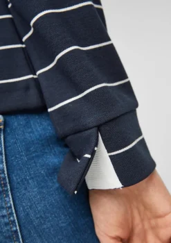 s.Oliver Pullover & Sweatshirts*Interlockjersey-Shirt blau2