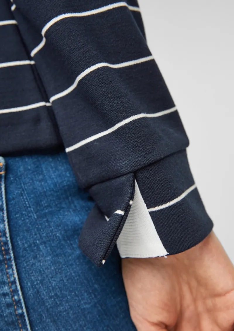 s.Oliver Pullover & Sweatshirts*Interlockjersey-Shirt blau2