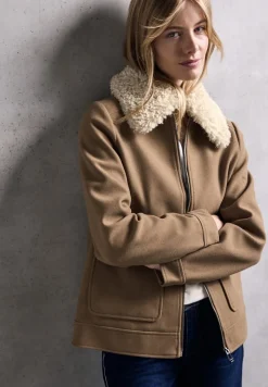 STREET ONE STUDIO Jacken*Jacke in Woll-Optik cookie brown