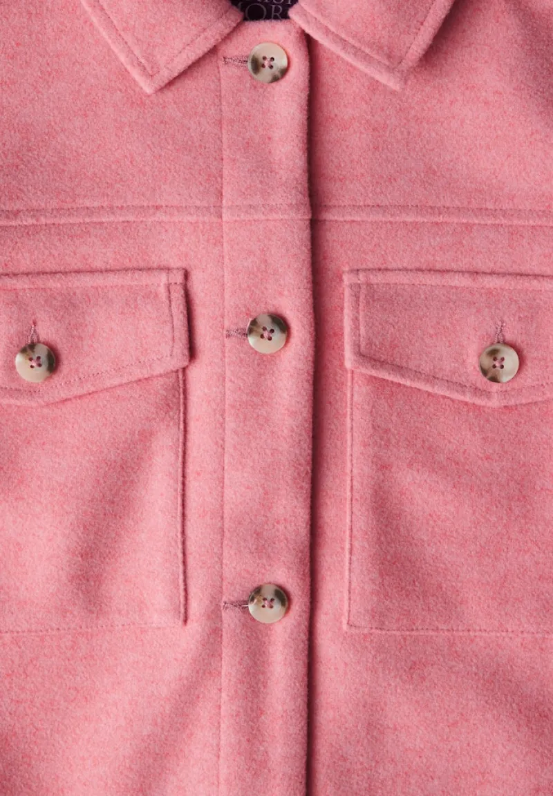 Street One Jacken*Jacke in Wolloptik sugar coral mel.