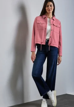 Street One Jacken*Jacke in Wolloptik sugar coral mel.