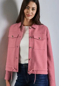 Street One Jacken*Jacke in Wolloptik sugar coral mel.