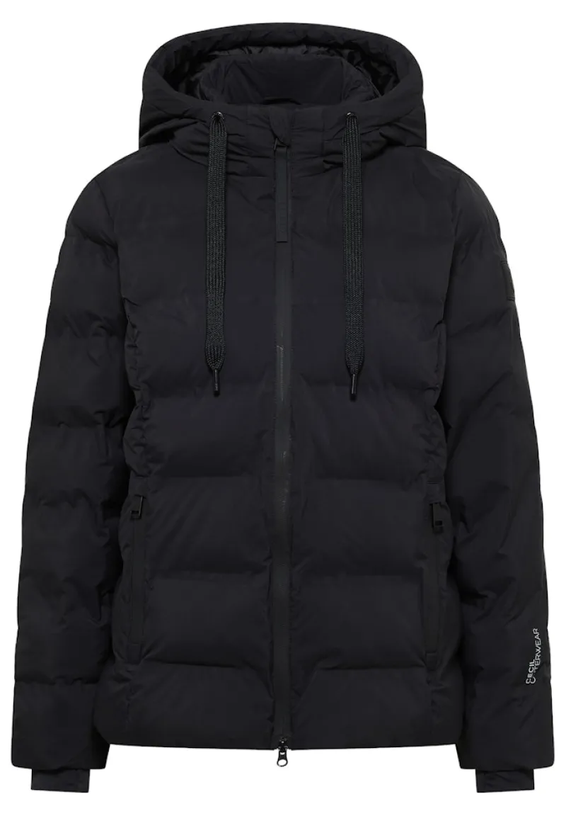 Cecil Jacken*Jacke mit moderner Steppung Black