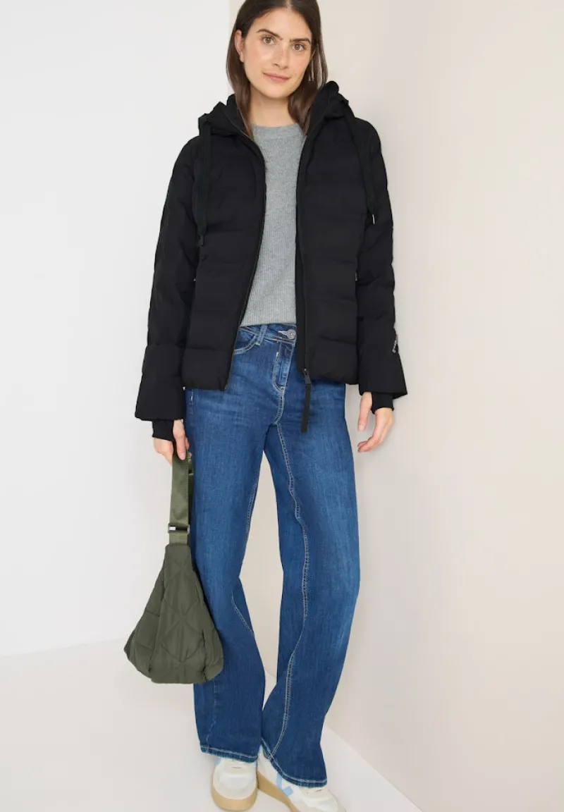 Cecil Jacken*Jacke mit moderner Steppung Black