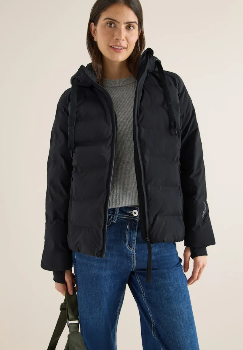 Cecil Jacken*Jacke mit moderner Steppung Black