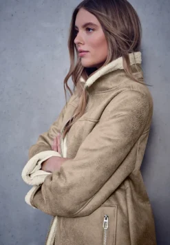 STREET ONE STUDIO Jacken*Jacke mit Teddy-Details reef sand