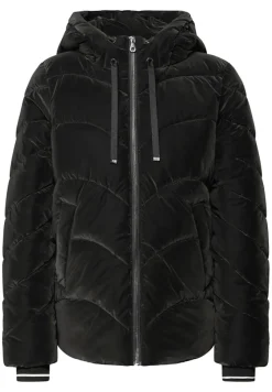 STREET ONE STUDIO Jacken*Jacke mit Wellen-Steppung Black