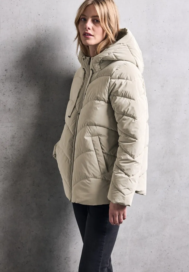 STREET ONE STUDIO Jacken*Jacke mit Wellen-Steppung lunar stone