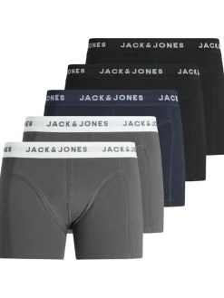 Jack & Jones Accessoires|Multipacks*JACKRIS TRUNKS 5 PACK LN black1