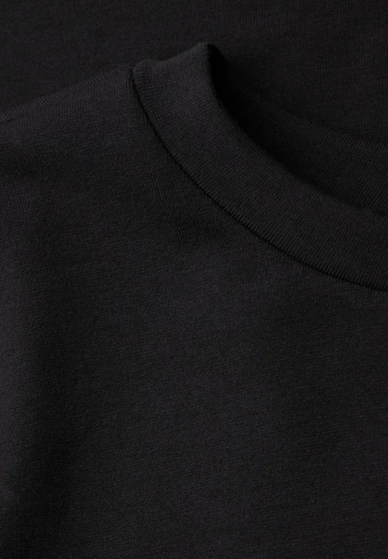 Street One Shirts*Jacquard Shirt Black