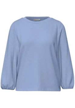 Street One Shirts*Jacquard Shirt frosted blue