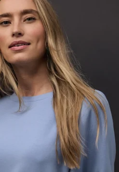 Street One Shirts*Jacquard Shirt frosted blue