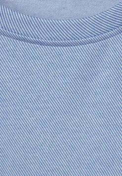 Cecil Shirts*Jacquard Shirt water blue