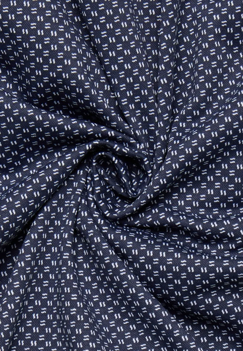 ETERNA Hemden|Big Boys*Japanese Knitted Jersey Langarm dunkelblau