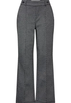 Street One Hosen*Jaquard-Hose Black