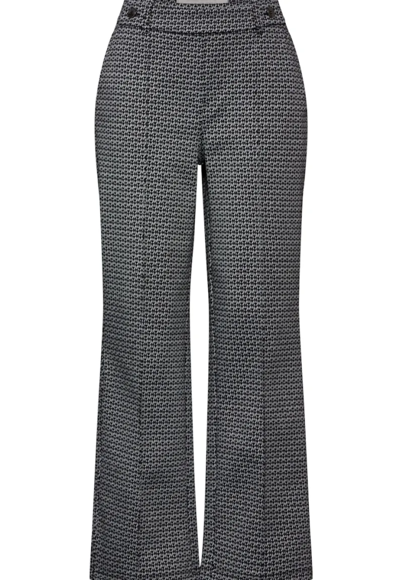 Street One Hosen*Jaquard-Hose Black