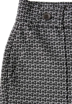 Street One Hosen*Jaquard-Hose Black