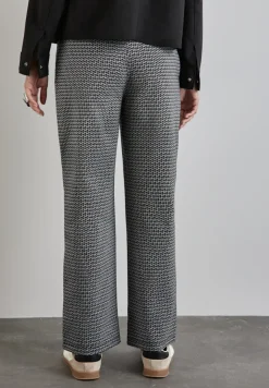 Street One Hosen*Jaquard-Hose Black